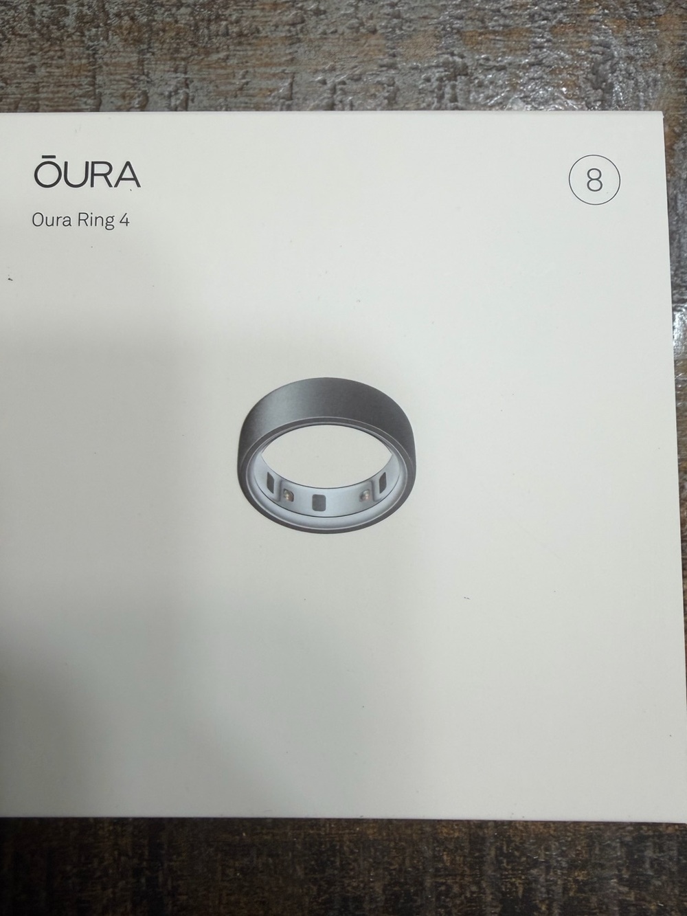 Oura Ring 4 Stealth size 8 Stealth Color Brand New never opened